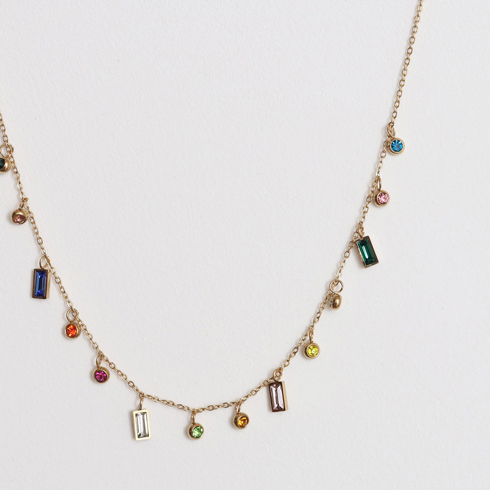 Bejeweled Necklace - Gold