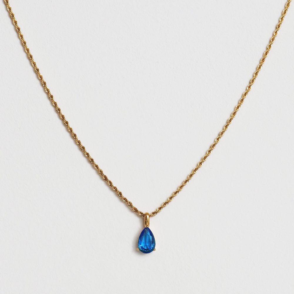 Birthstone Necklace - Gold