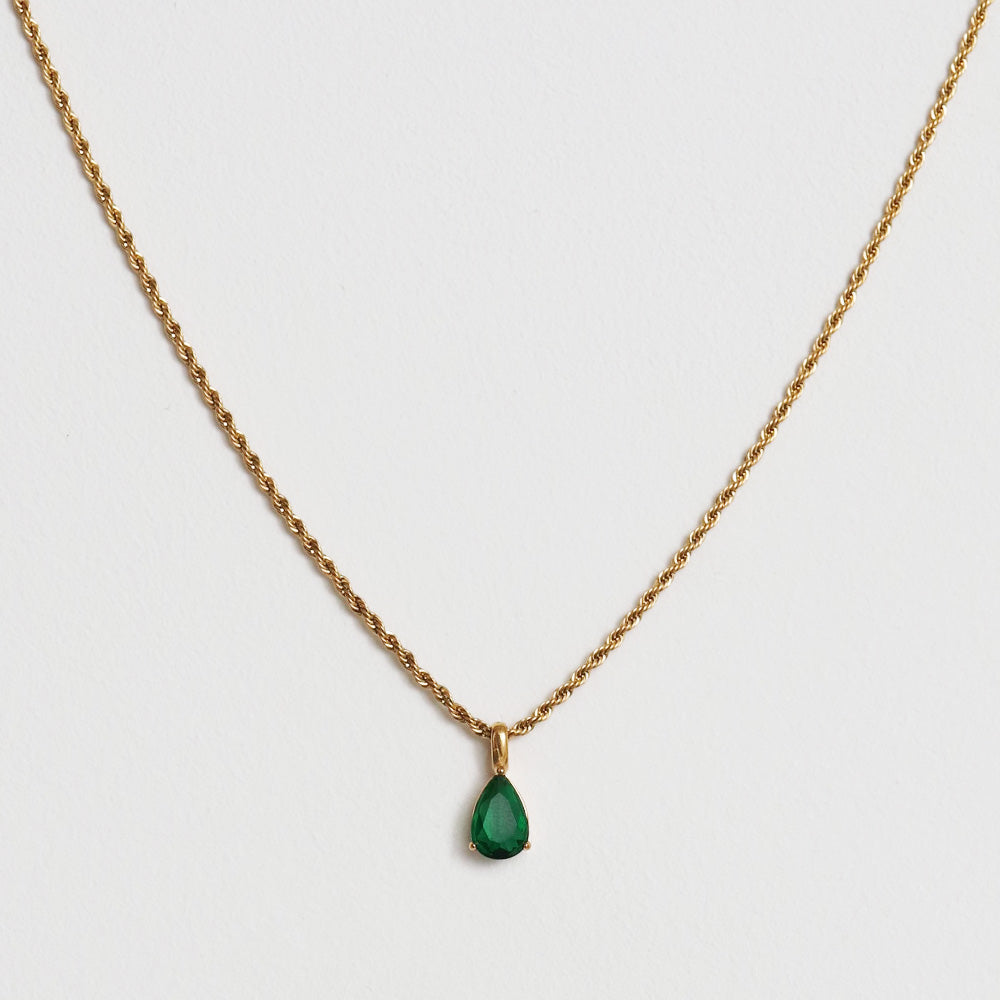 Birthstone Necklace - Gold