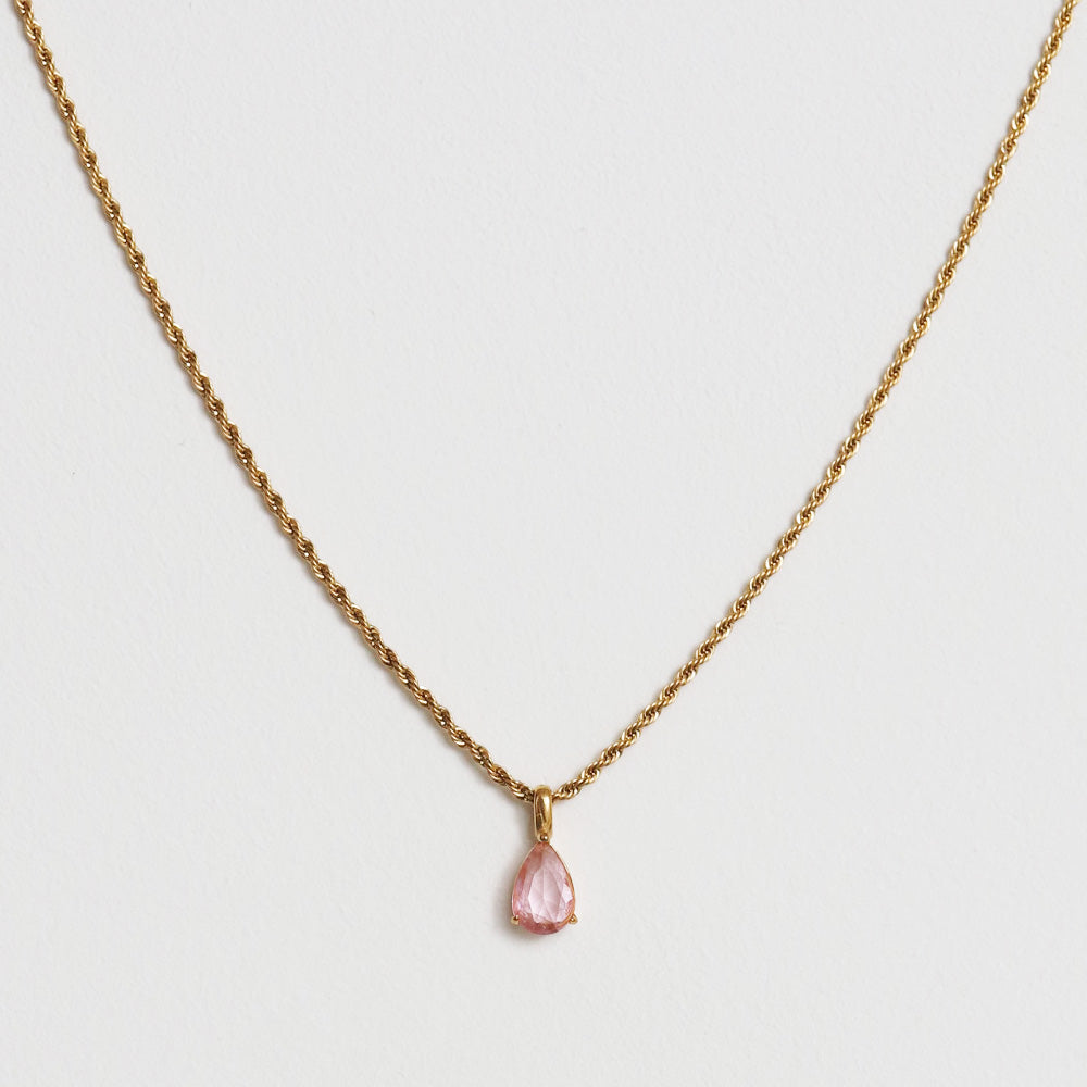 Birthstone Necklace - Gold