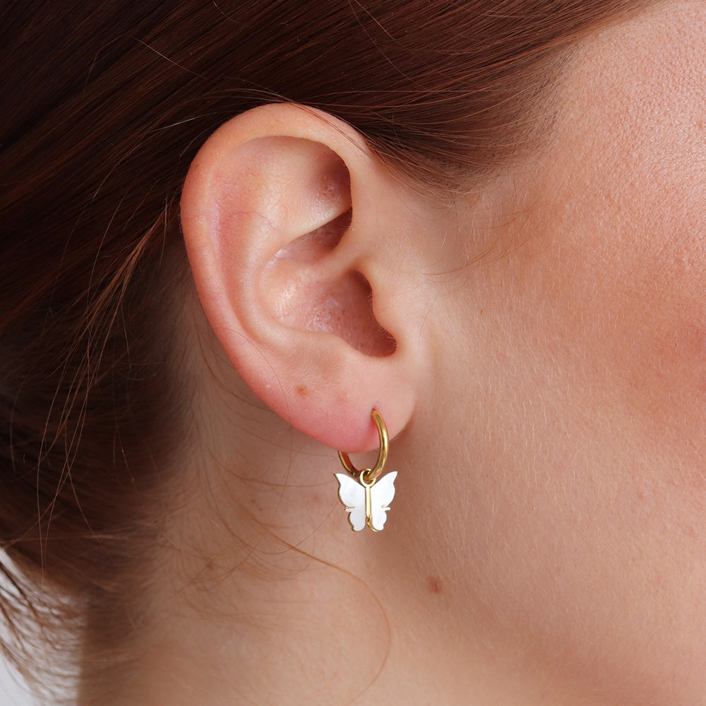 Orecchini a farfalla - Oro