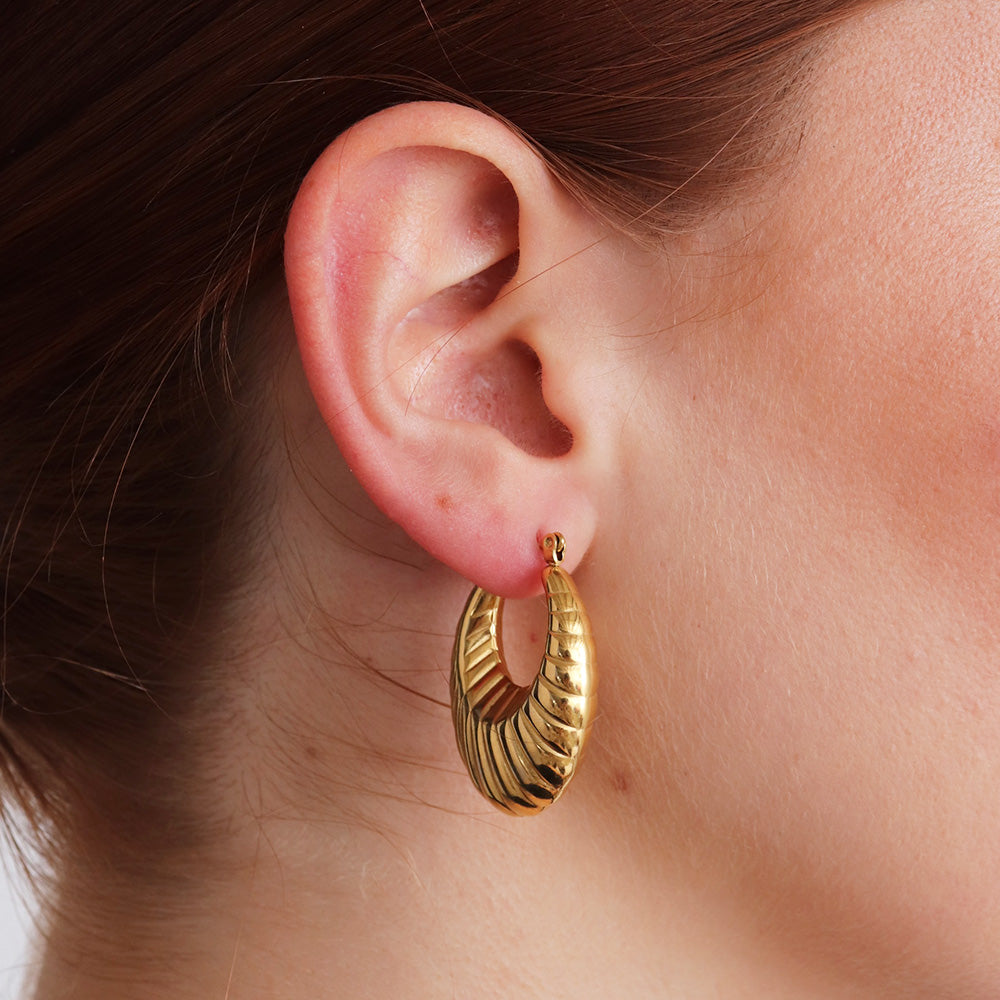 Orecchini croissant - Oro