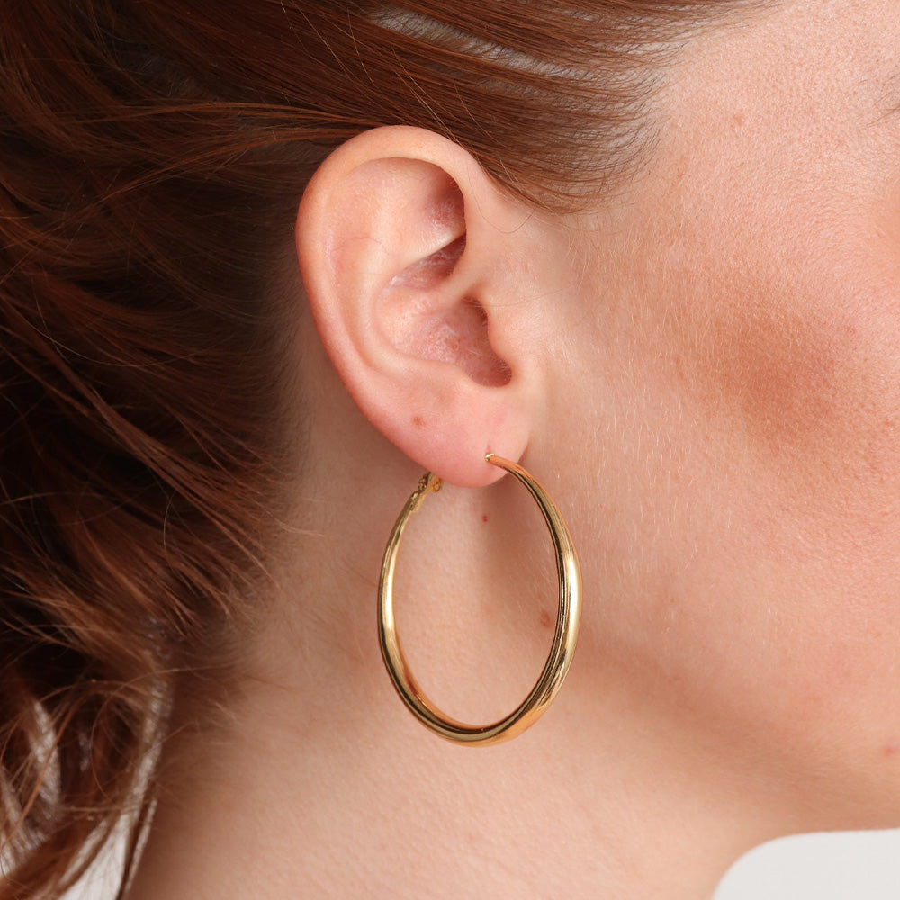 Essential Hoop Earrings - Gold