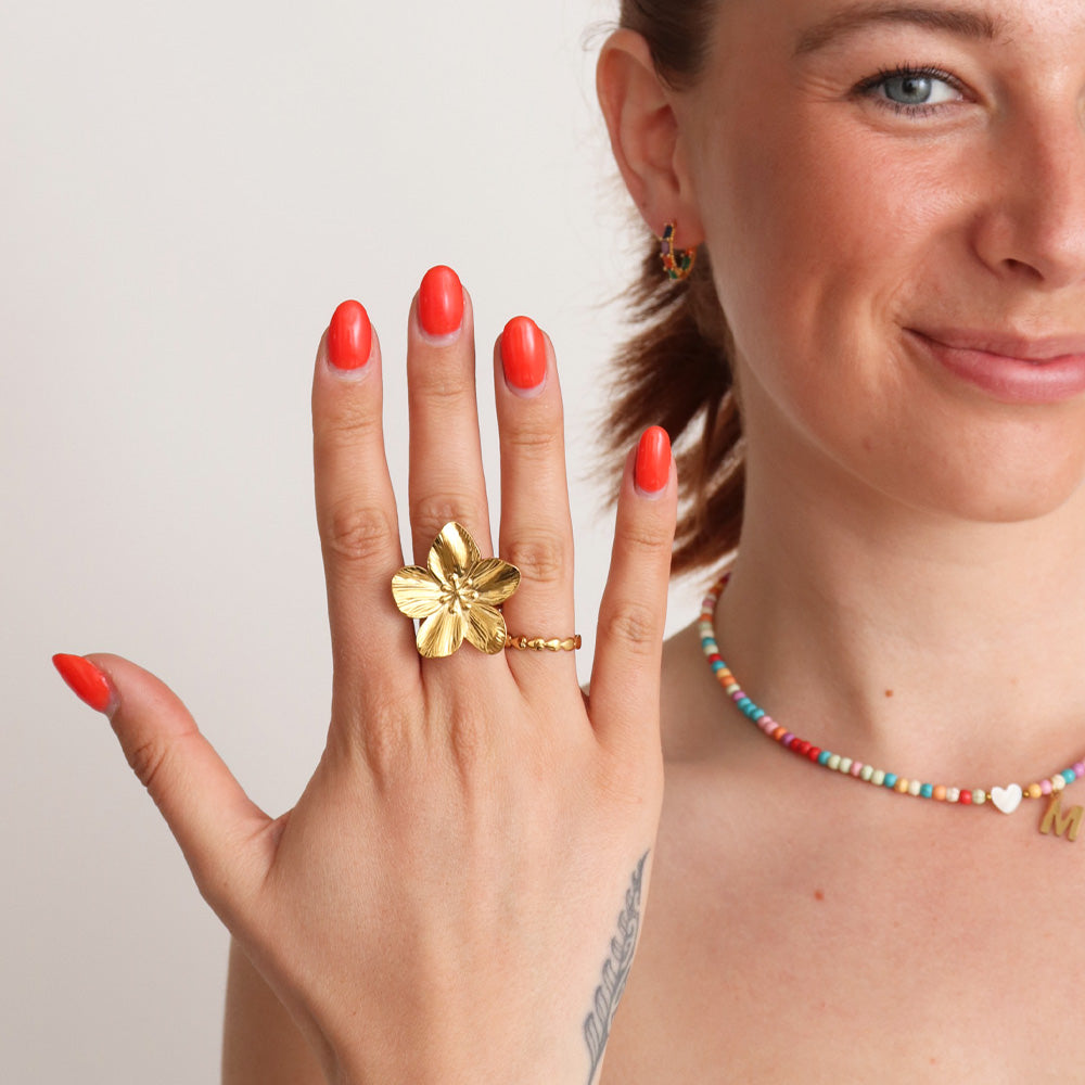 Flower Ring - Gold