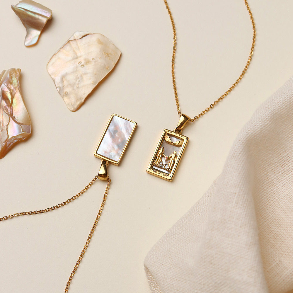 Collana con ciondolo Gli Amanti - Oro