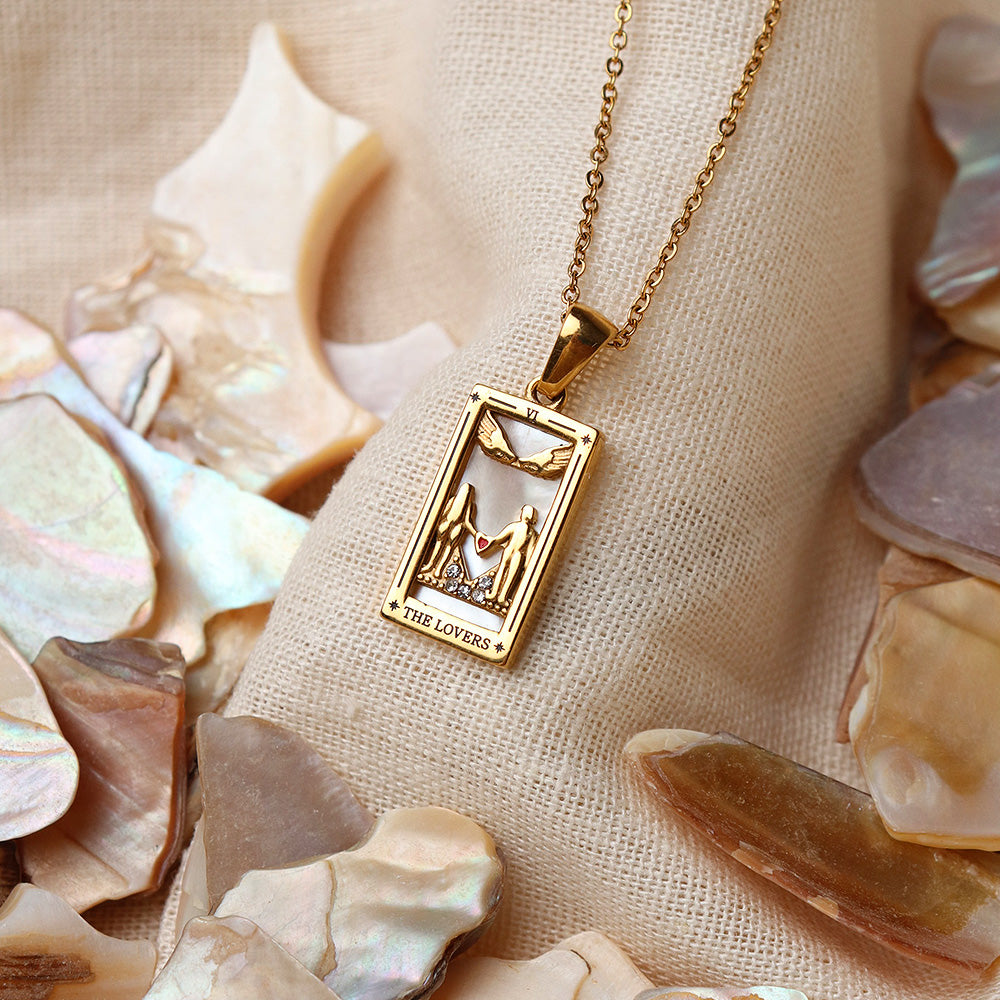 Collana con ciondolo Gli Amanti - Oro