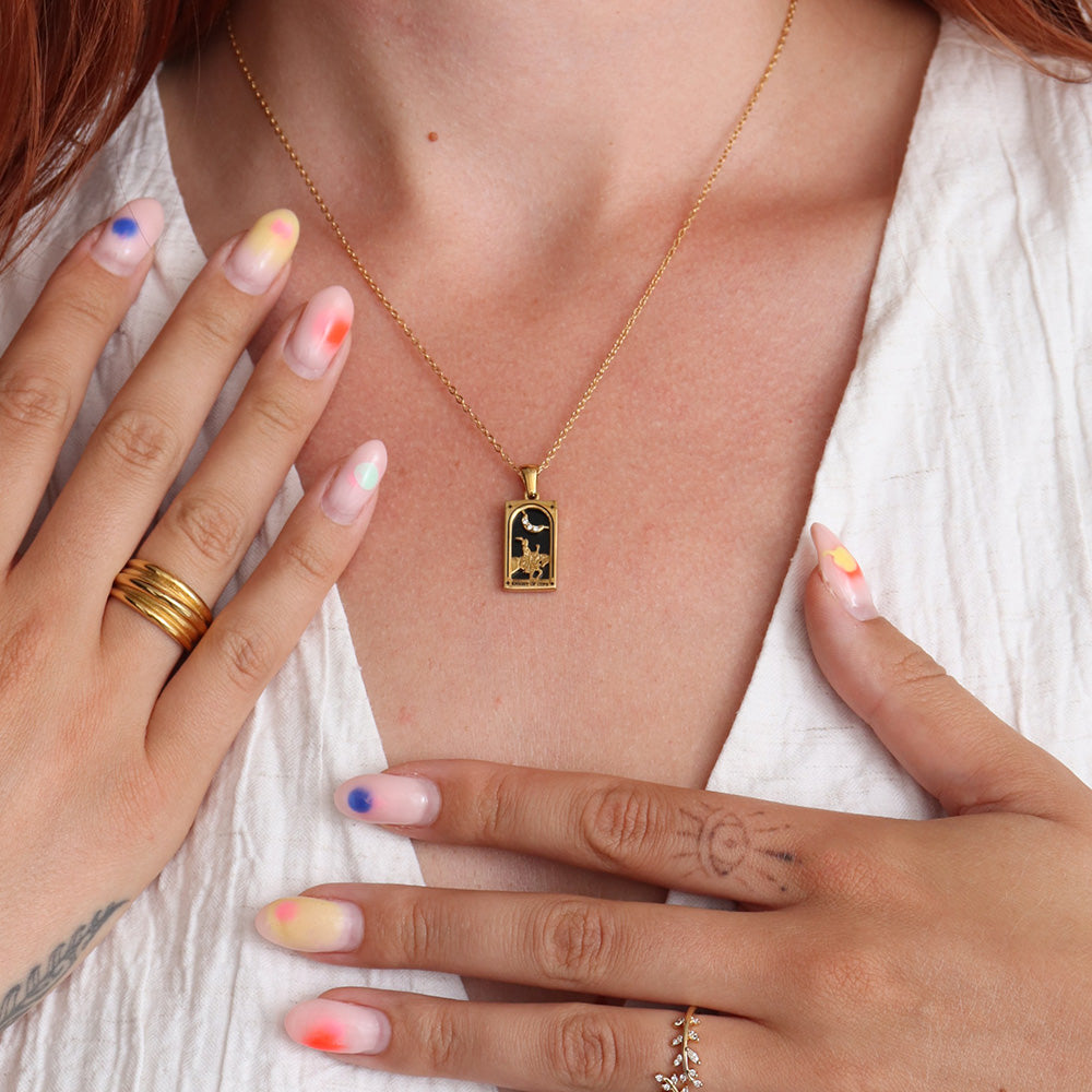 Knight of Cups Pendant Necklace - Gold