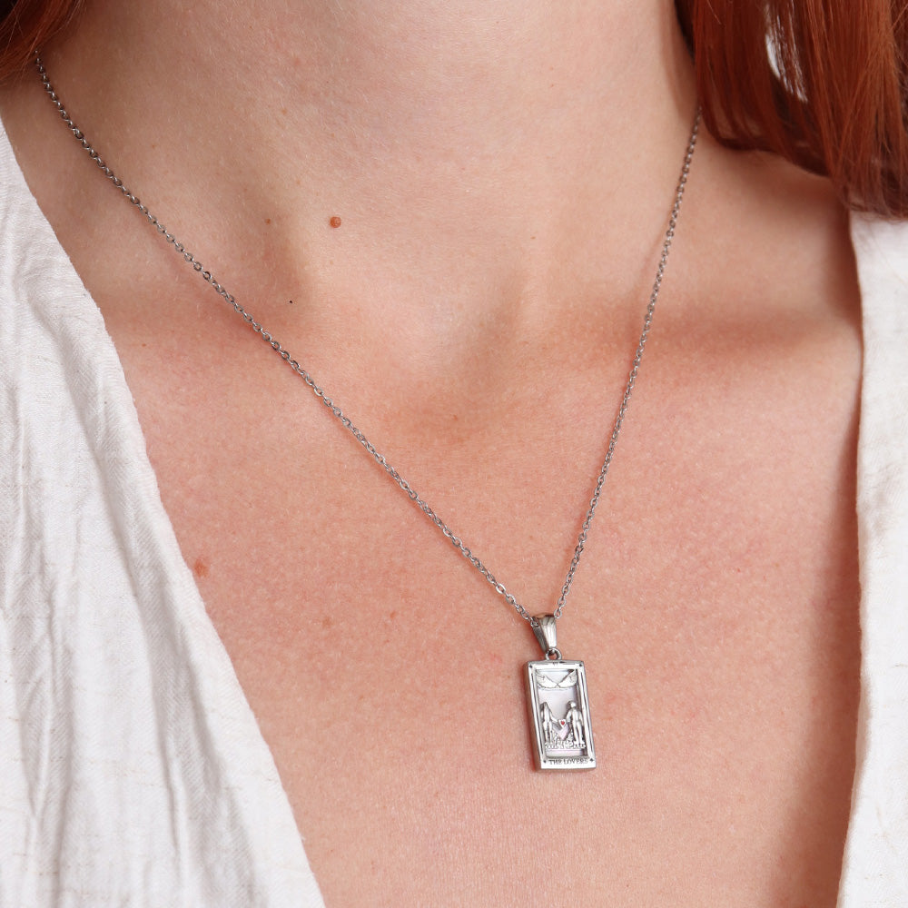 Collana con ciondolo L'Amante - Argento