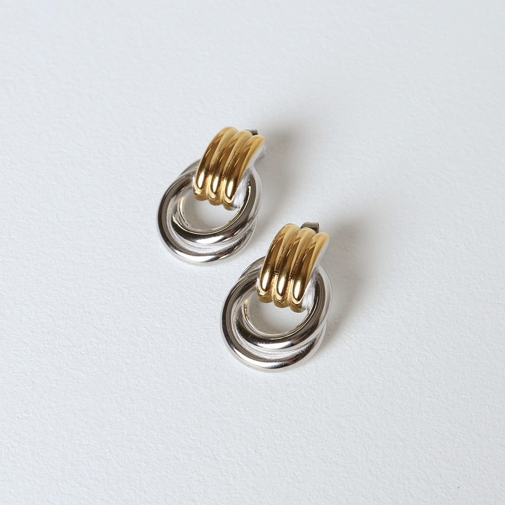 Mia Earrings - Gold / Silver