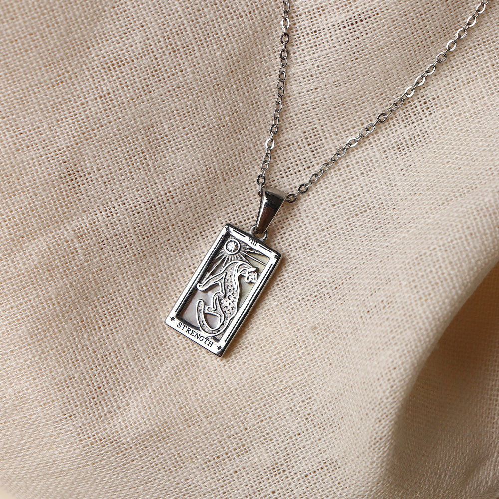 Collana con pendente Forza - Argento