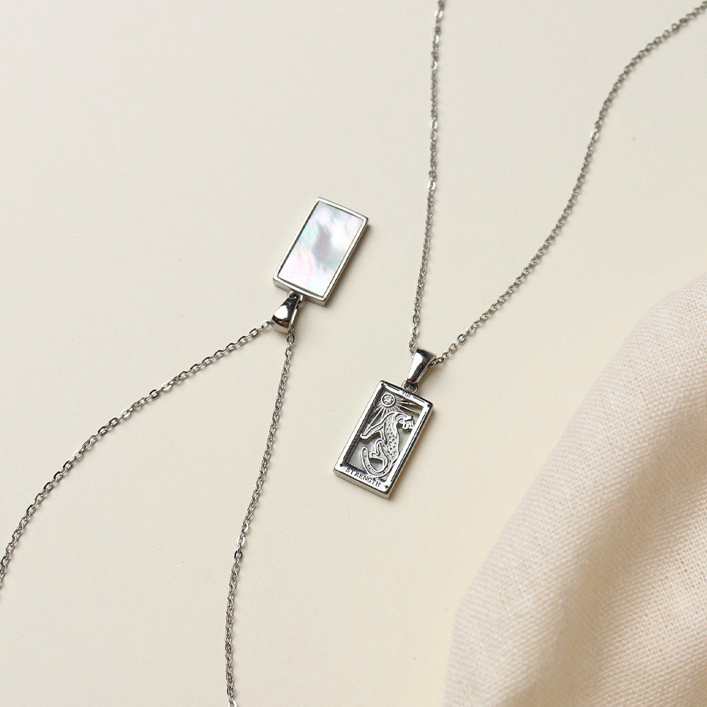 Collana con pendente Forza - Argento