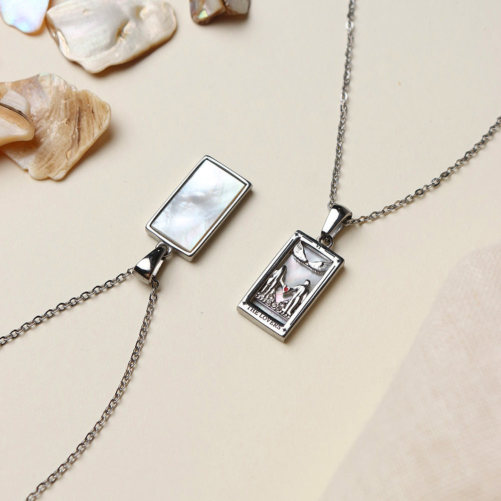 Collana con ciondolo L'Amante - Argento