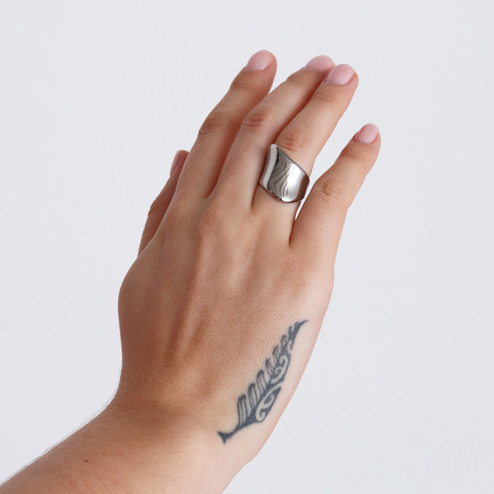 Anello di dichiarazione Adeline - Argento