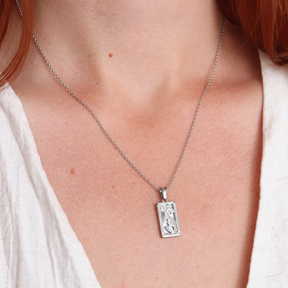 Collana con pendente Forza - Argento