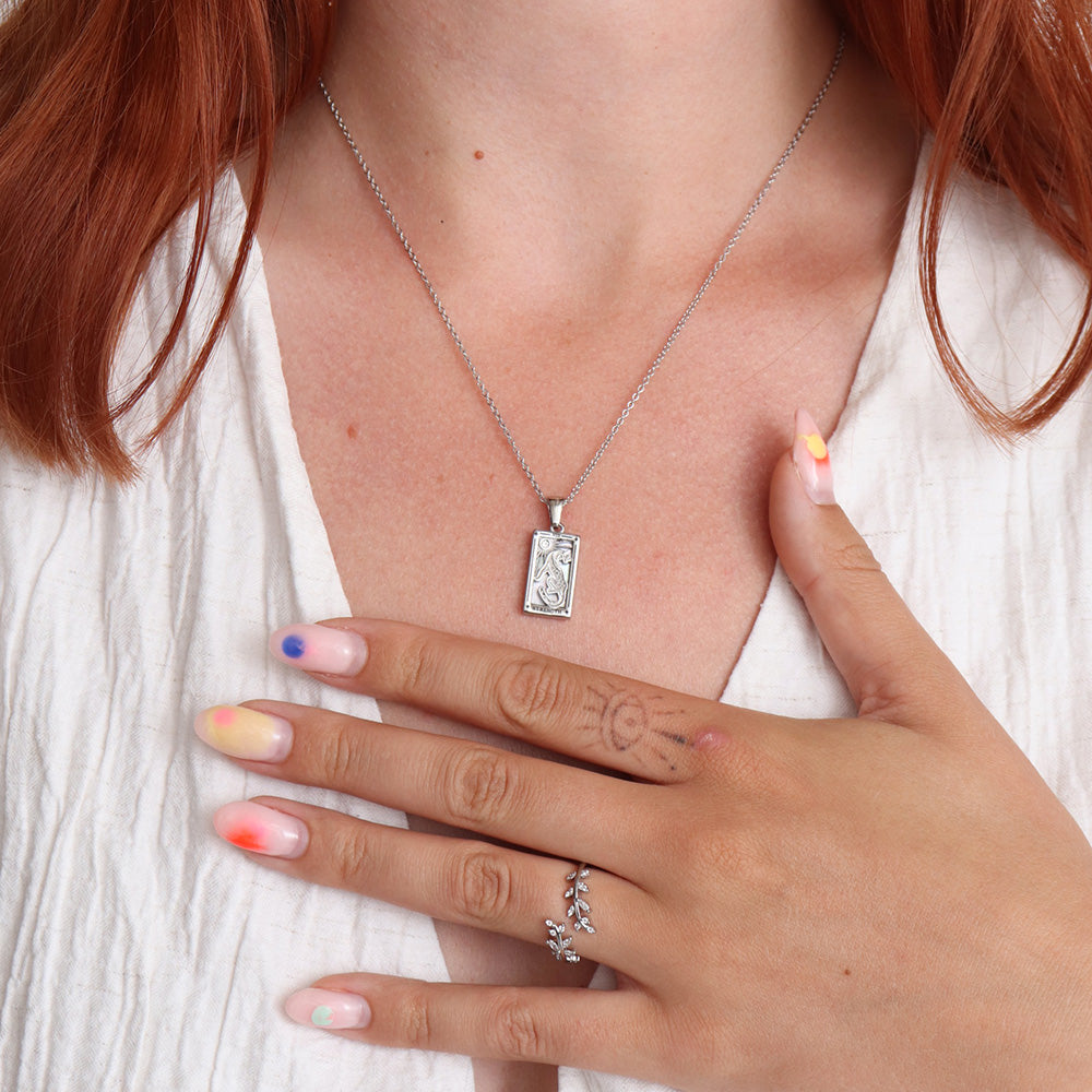 Collana con pendente Forza - Argento