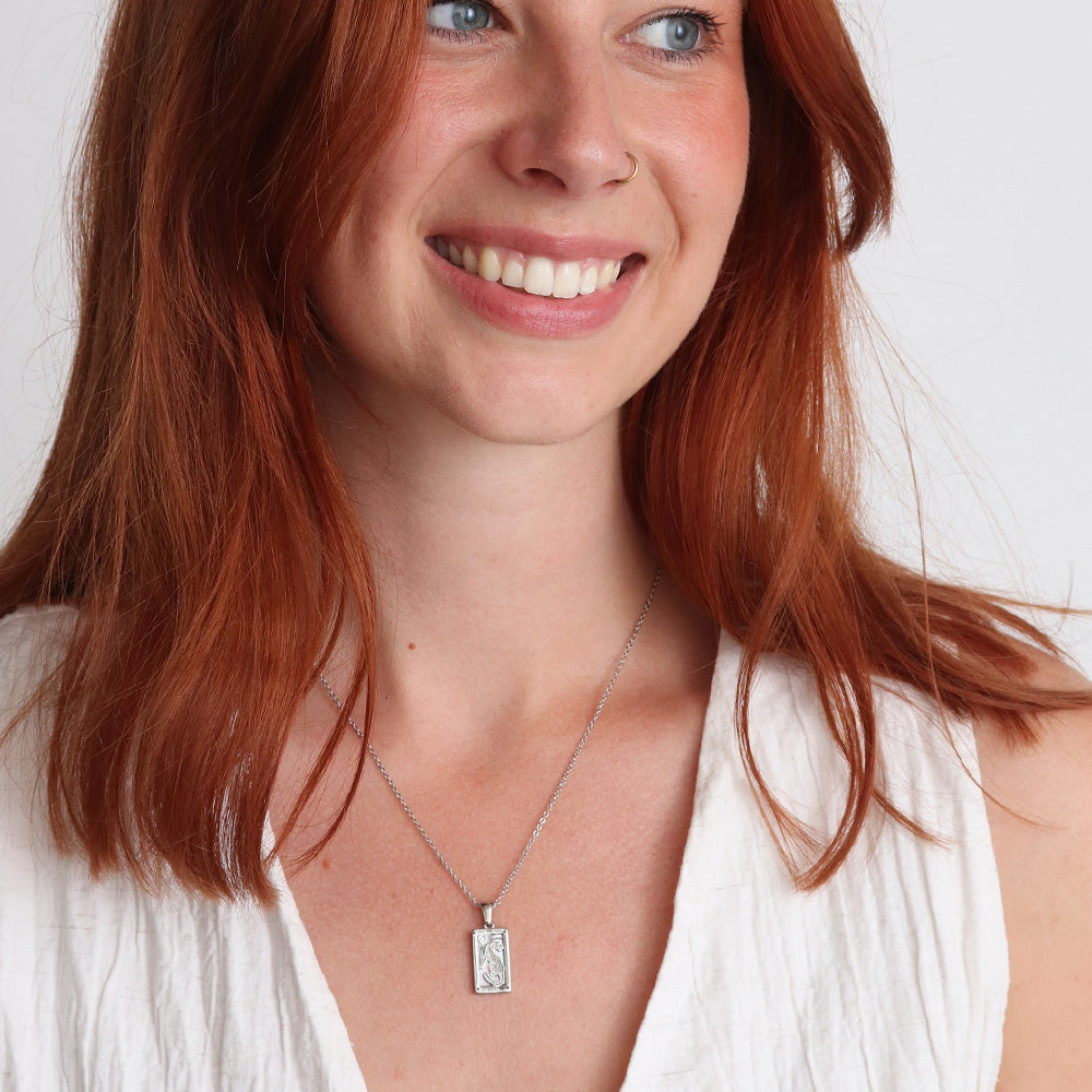 Collana con pendente Forza - Argento