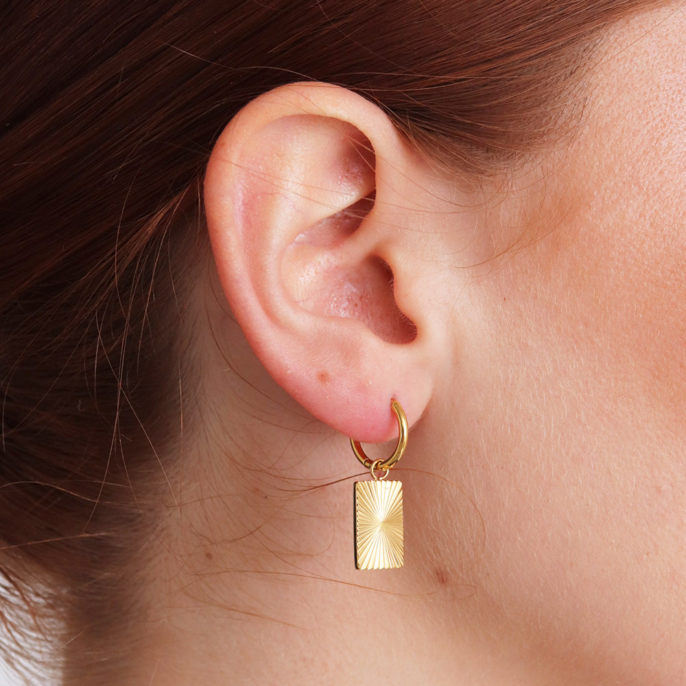 Orecchini Sunburst - Oro