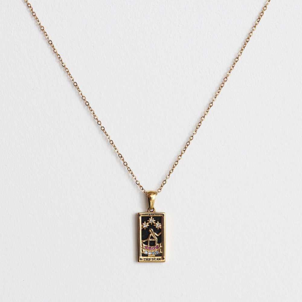Collana con ciondolo stella - Oro