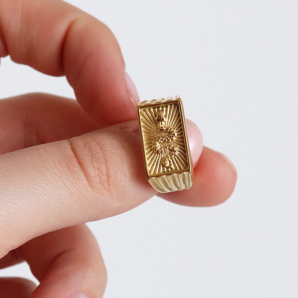 Vintage Snake Ring - Gold