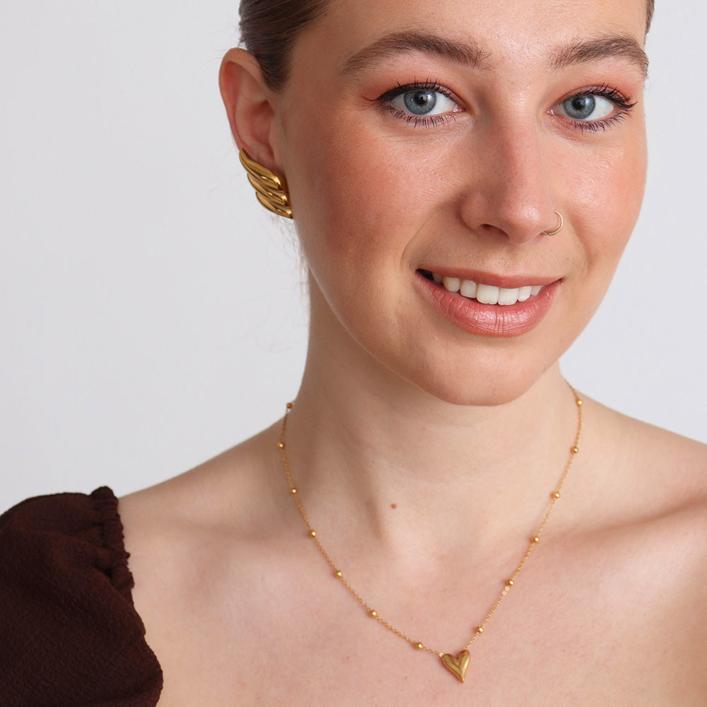 Grace Winged Earrings - Gold