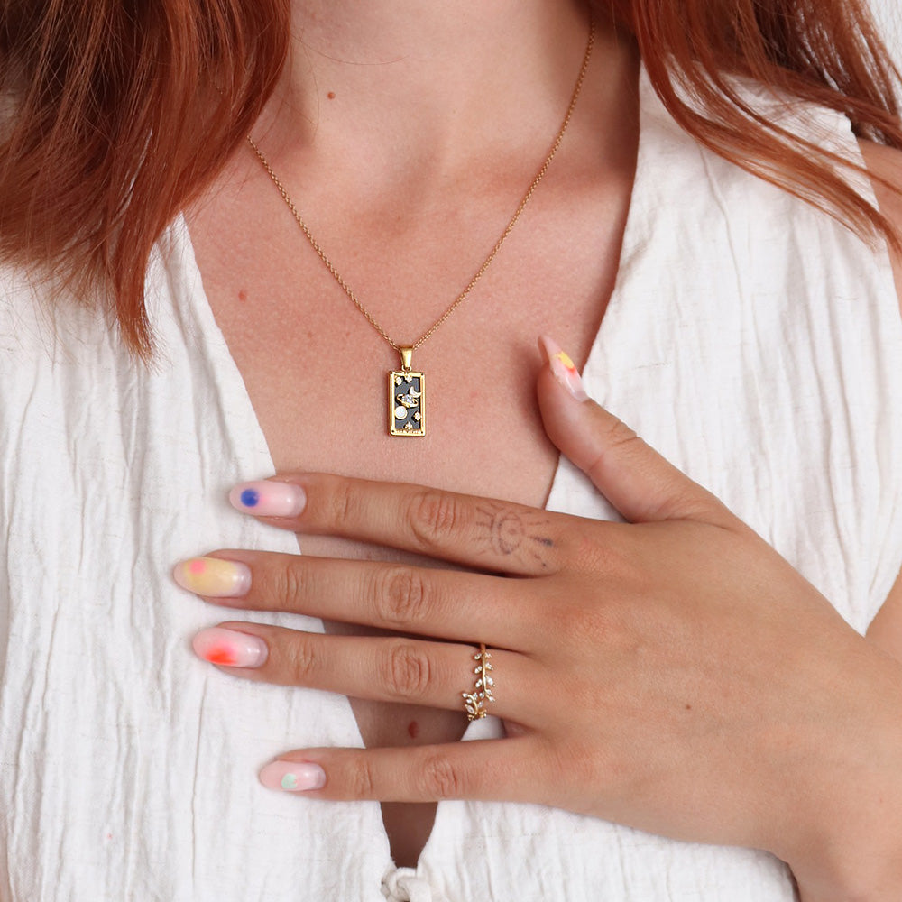 The World Pendant Necklace - Gold