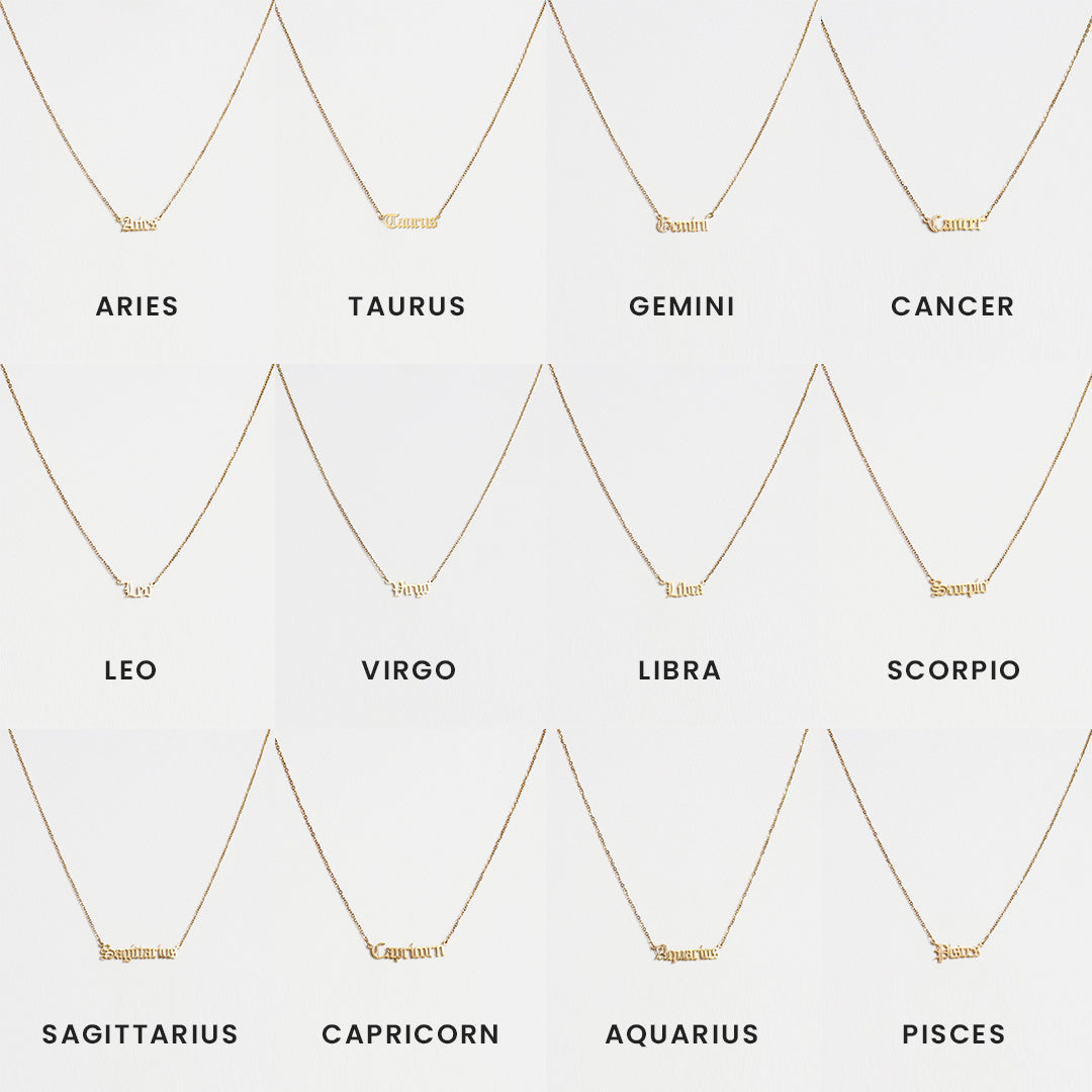 Collana con ciondolo Luna - Oro