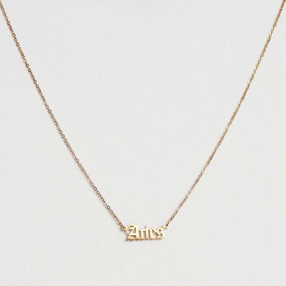 Collana con ciondolo Luna - Oro