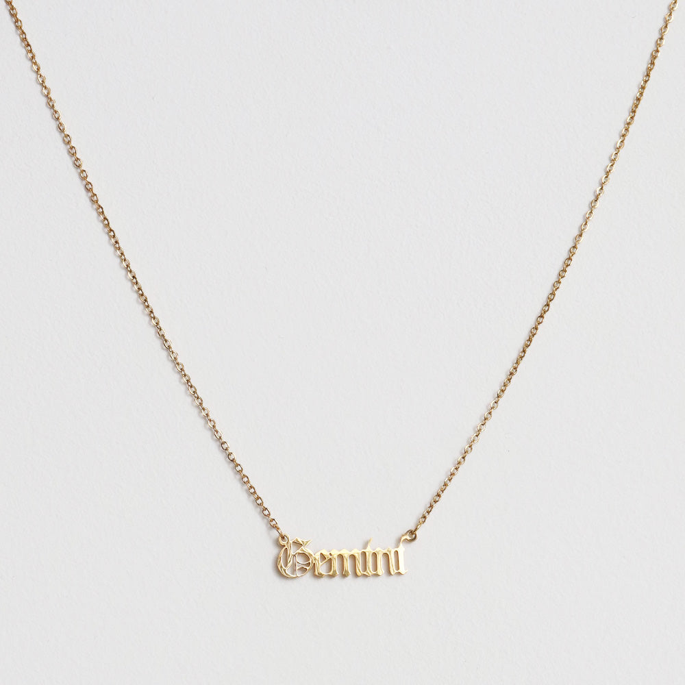 Collana con ciondolo Luna - Oro