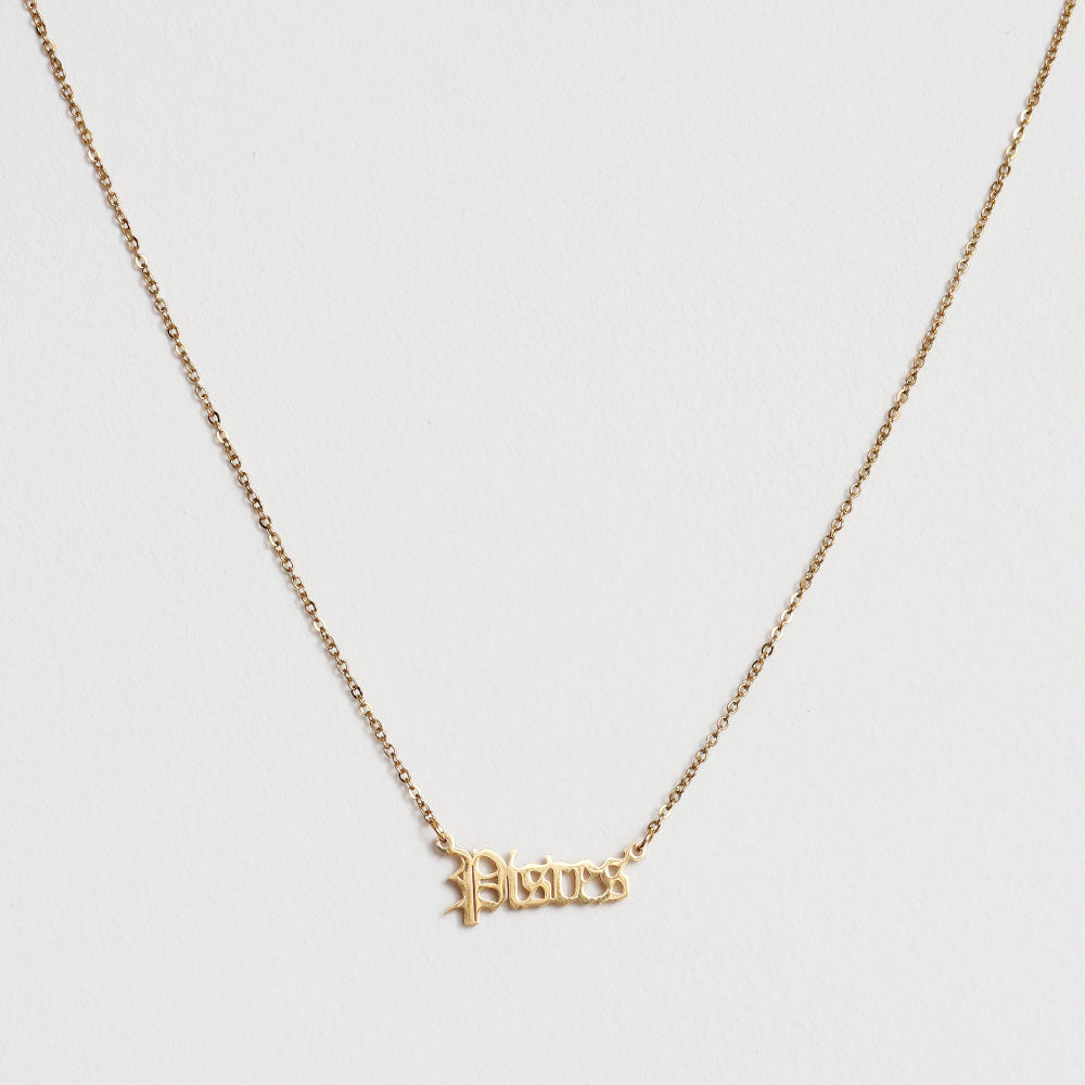 Collana con ciondolo Luna - Oro