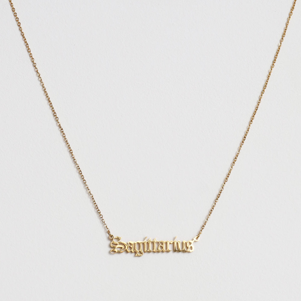 Collana con ciondolo Luna - Oro