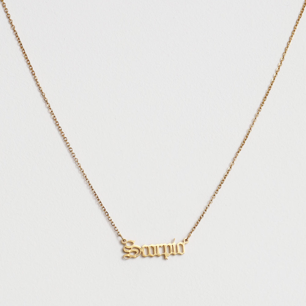 Collana con ciondolo Luna - Oro