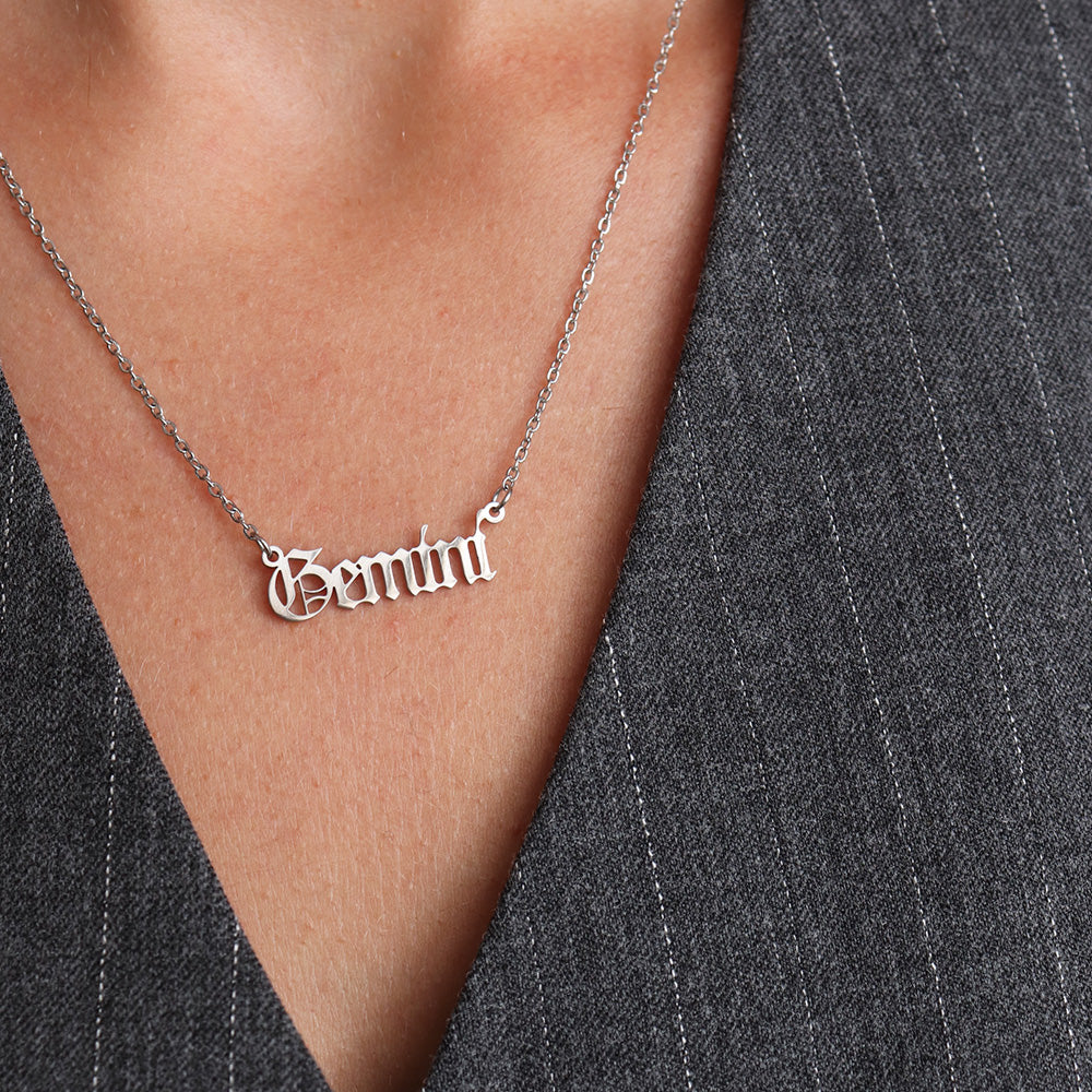 Collana con ciondolo Luna - Oro