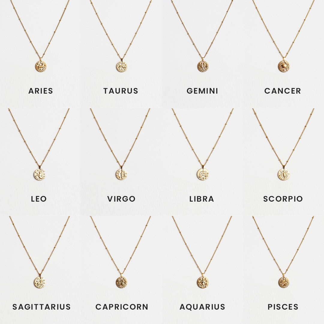 Collana con ciondolo Luna - Oro