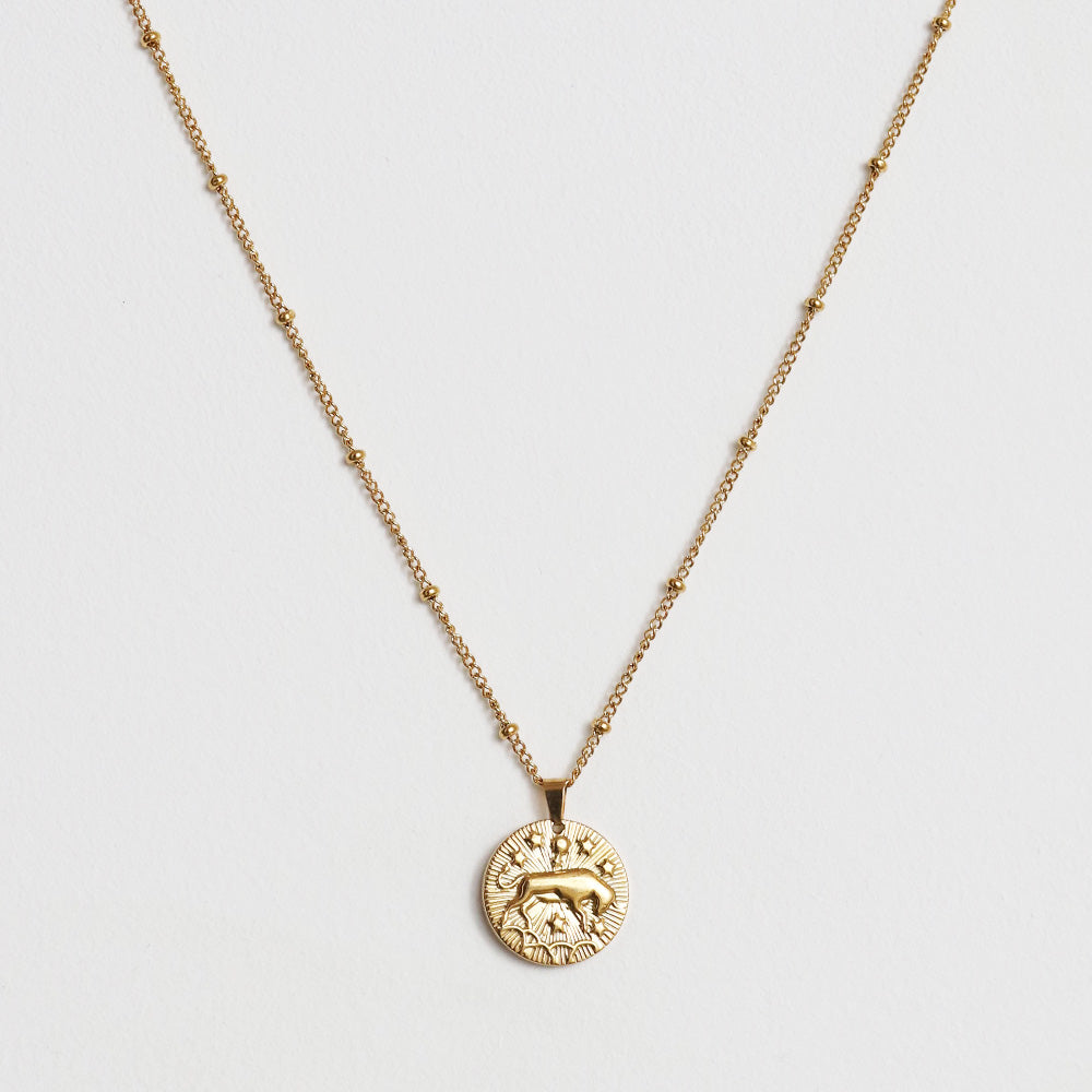 Collana con ciondolo Luna - Oro