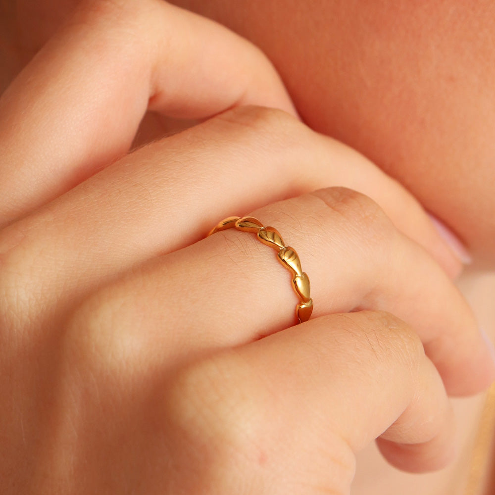 Anello Ditsy con cuore - Oro