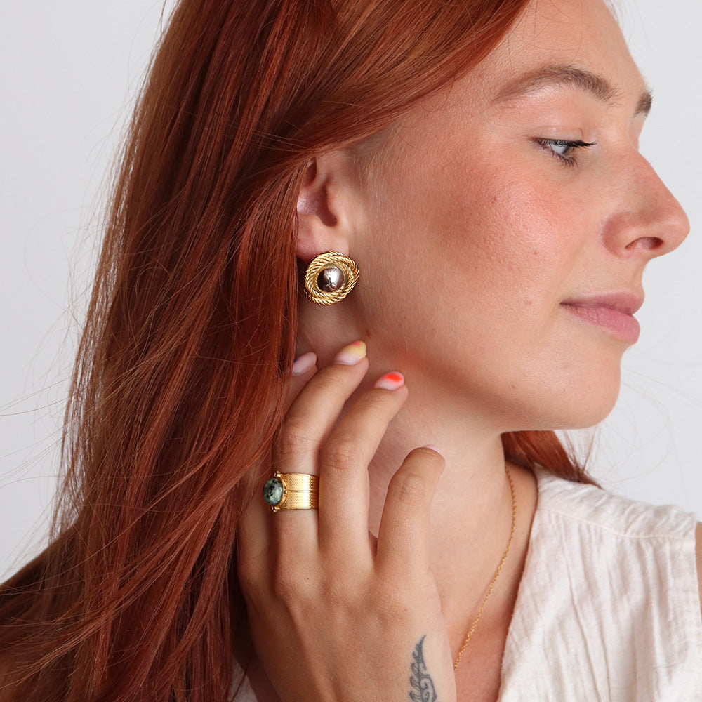 Diana Earrings - Gold / Silver