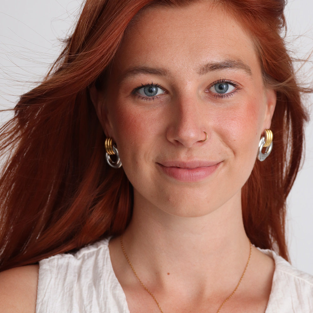 Mia Earrings - Gold / Silver