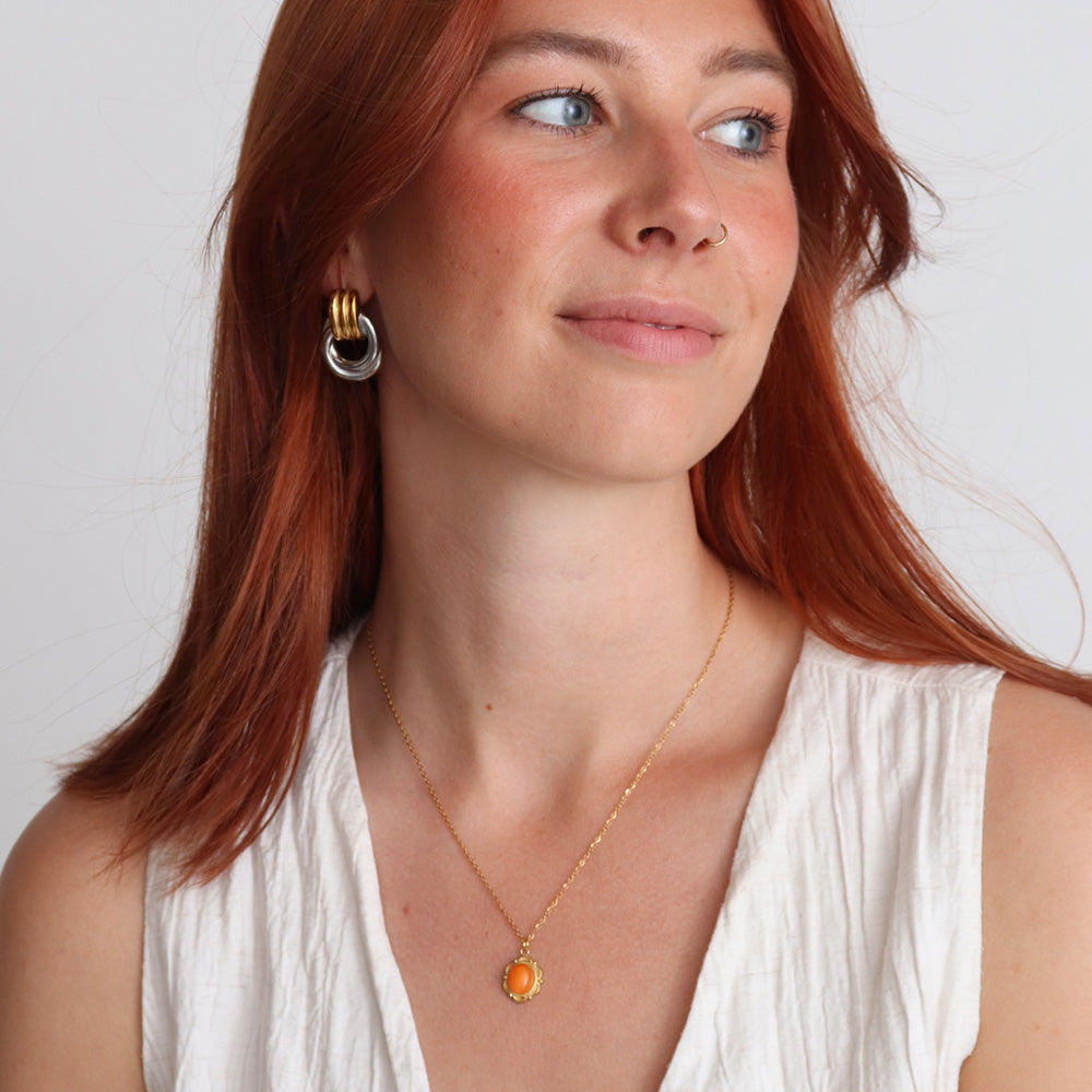 Mia Earrings - Gold / Silver