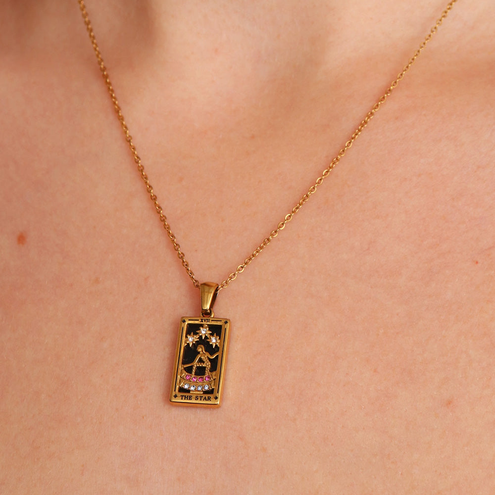 Collana con ciondolo stella - Oro