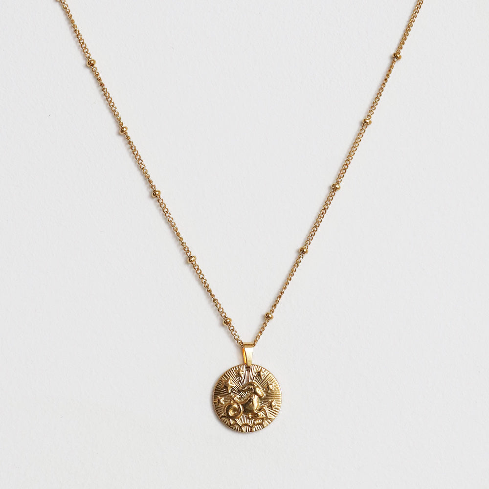 Collana con ciondolo Luna - Oro